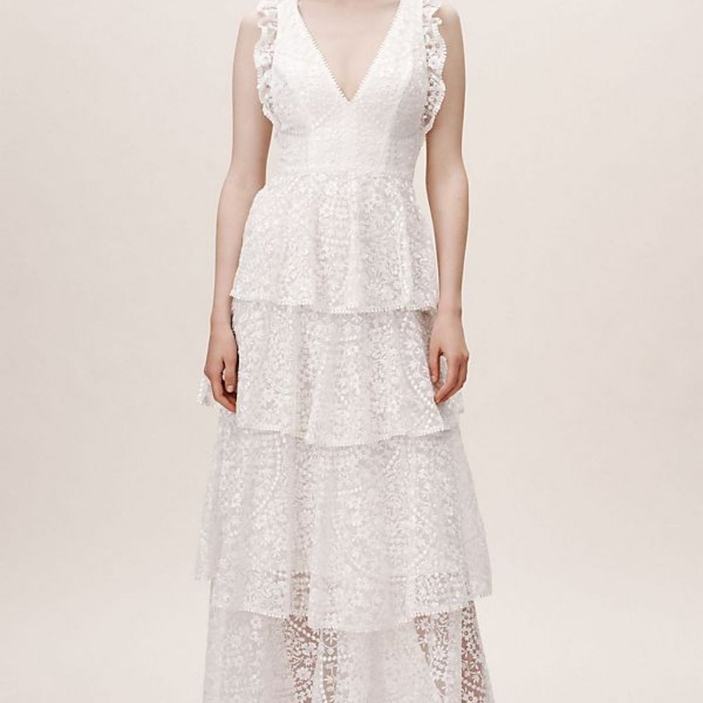 *NEW* BHLDN Monique Lhullier Annella Wedding Dress - Picture 1 of 5